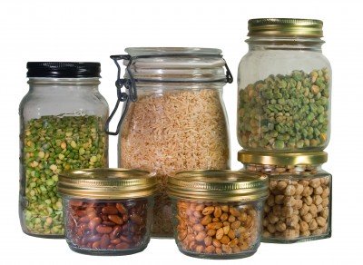 Use glass jars for food storage